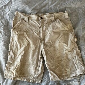 Carhartt Men's Beige Cargo Shorts